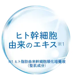 ヒト幹細胞由来のエキス